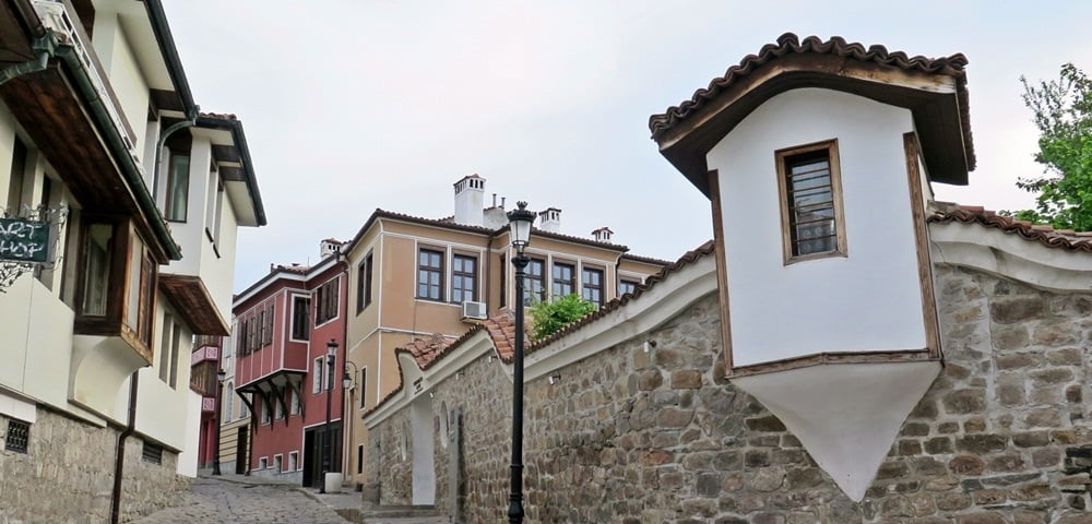 The old town in Plovdiv