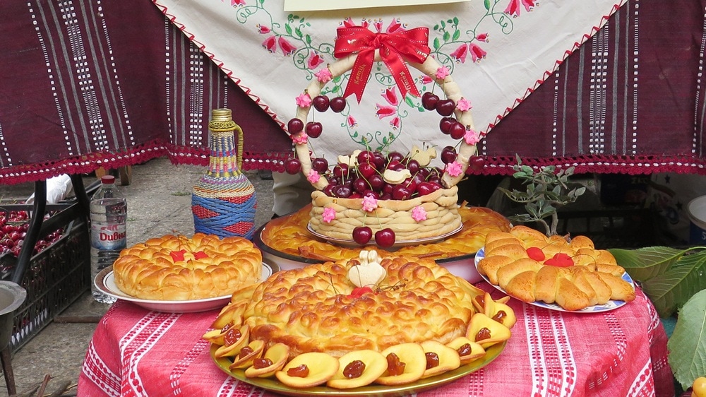 The cherry festival in Bulgaria