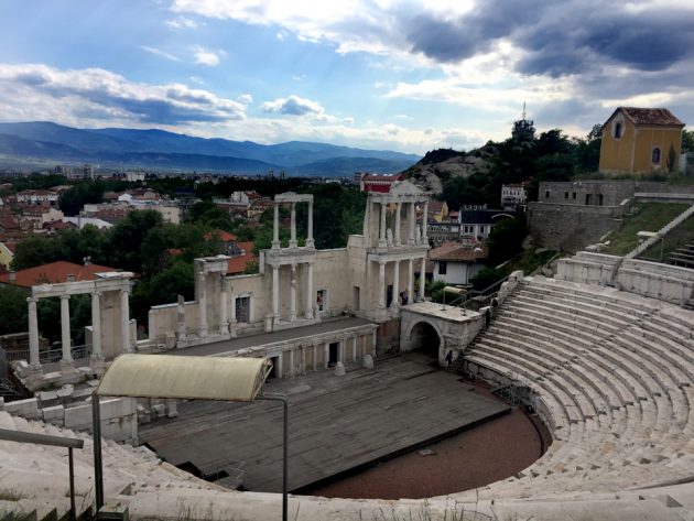 Plovdiv's ancient theater 