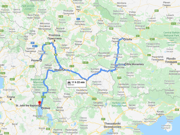 5 Days Balkan Trip Itinerary