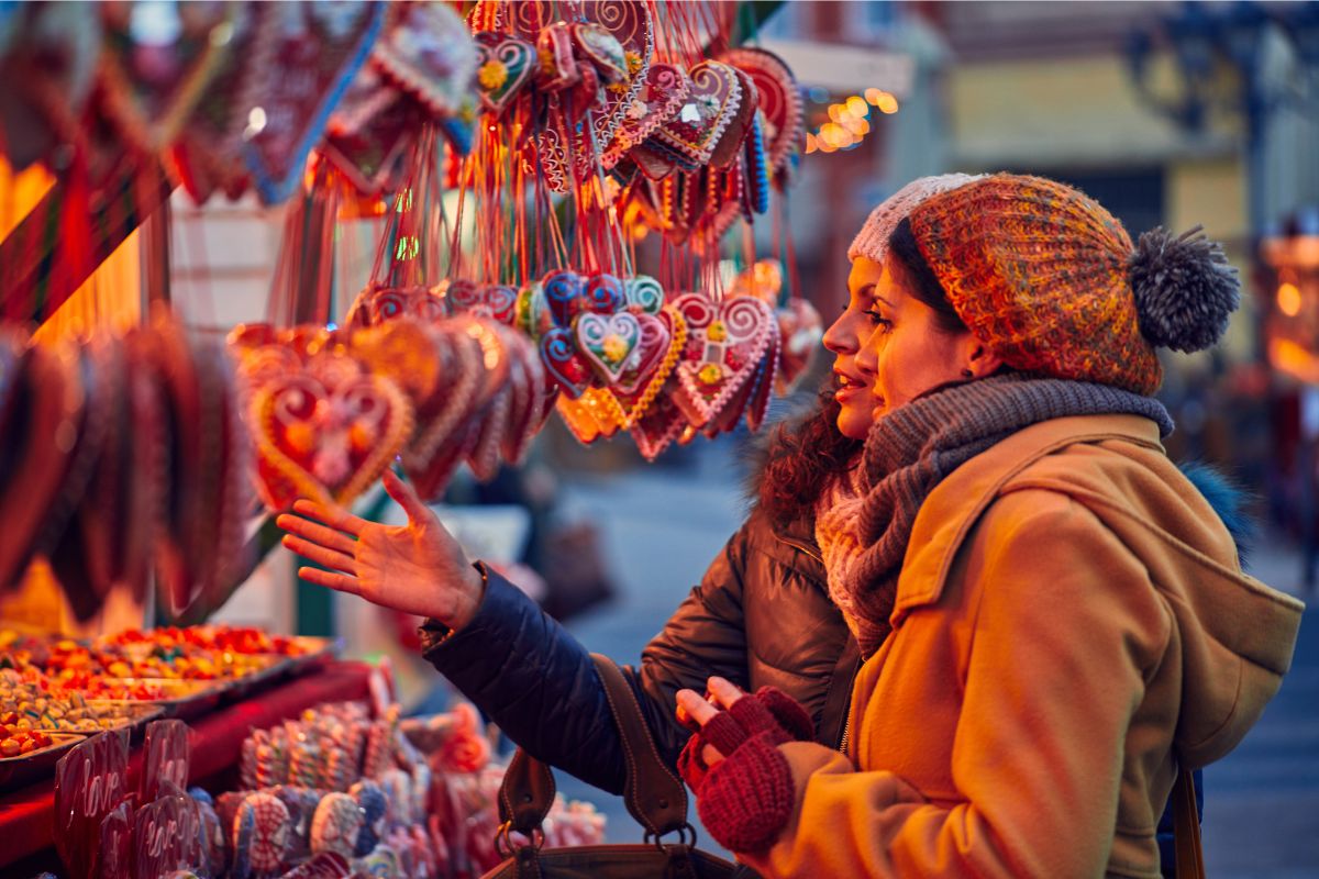 Christmas market in Sofia, Bulgaria