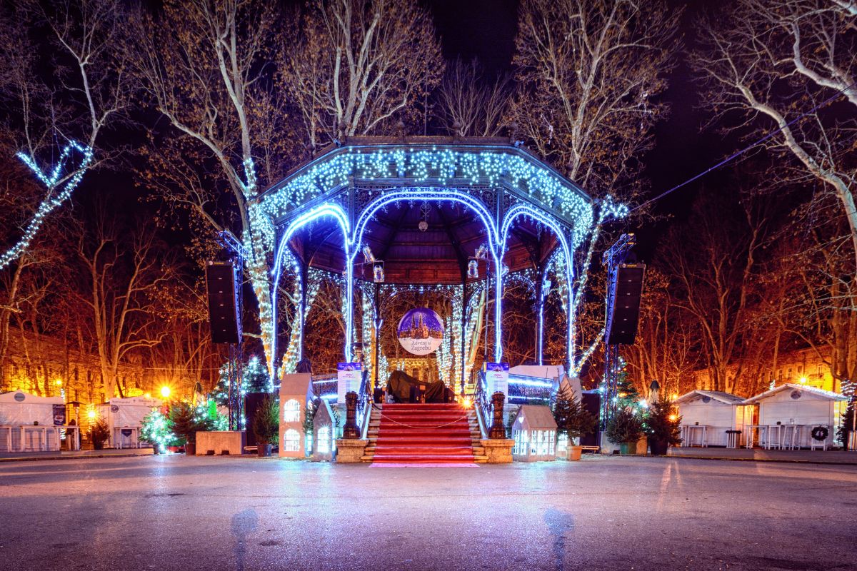 Christmas market in Zagreb, Croatia