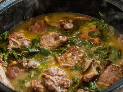 Kapama - slow cooked dish with meat and rice