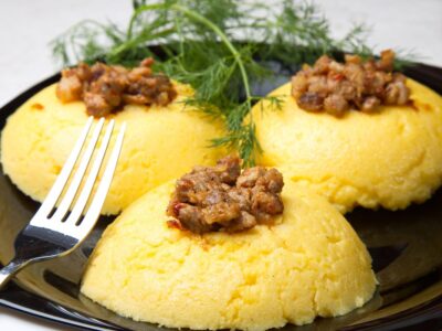 Mamaliga - Romania dish similar to polenta