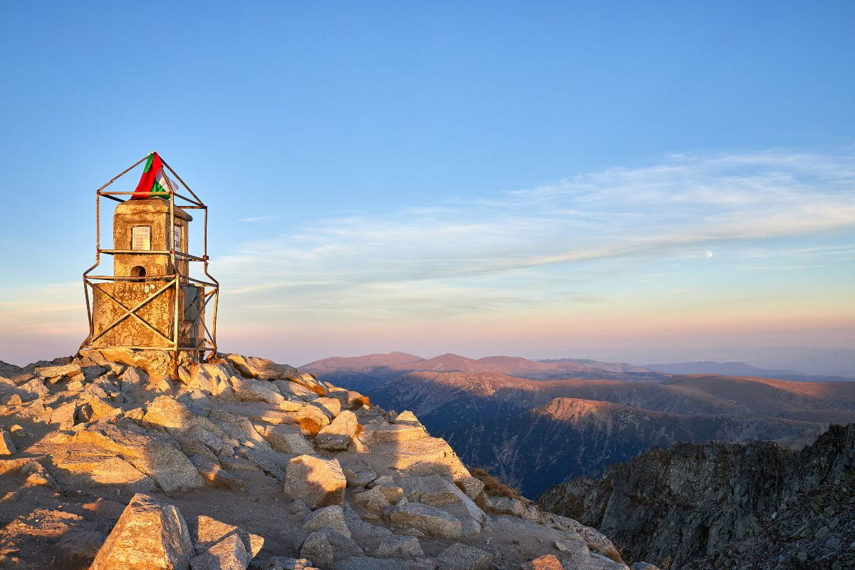 Musala Peak in Rila Mountain - the highest peak of Bulgaria and the Balkans