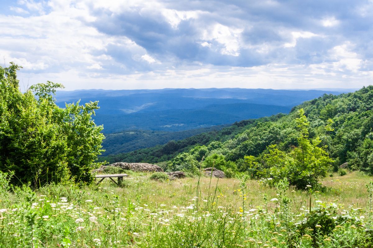 Strandzha Mountains in Bulgaria