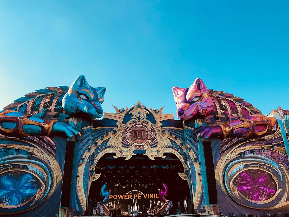 Scene from Untold Festival in Cluj-Napoca, Romania